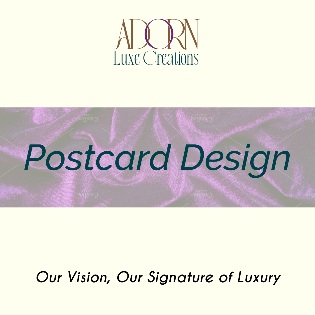 Custom Postcard Design