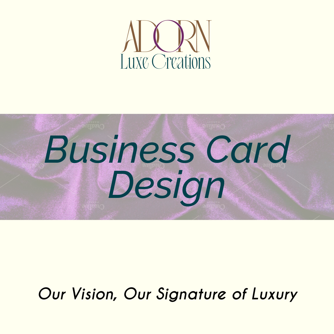 Custom Business Card Design