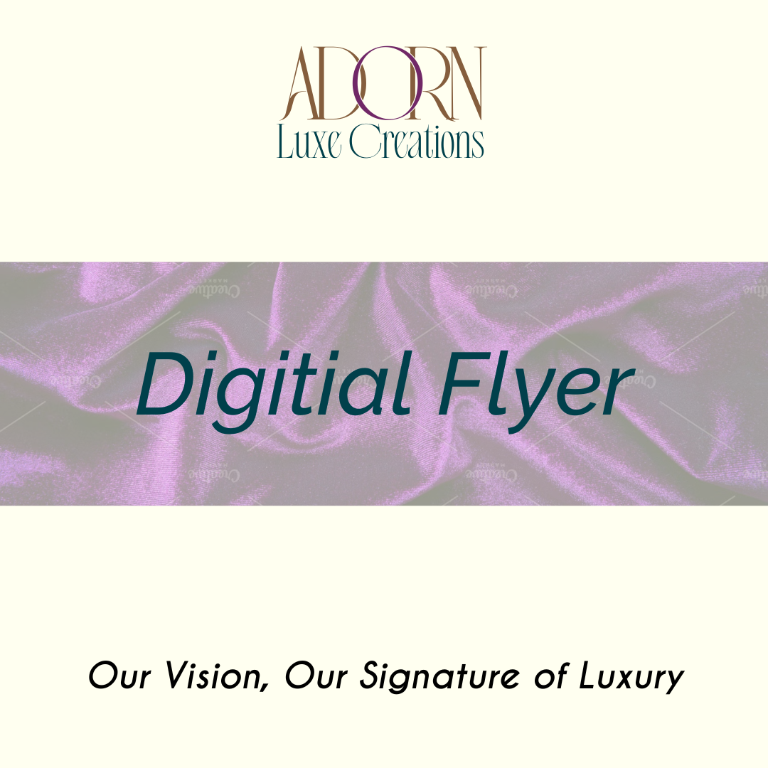 Custom Digital Flyer Design