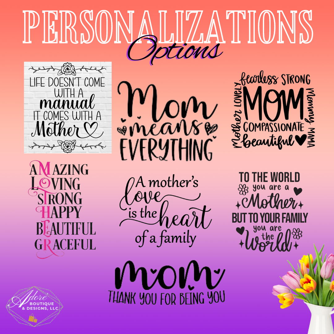 Heart Shaped Flower Shadow Box