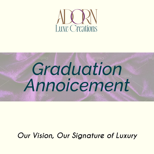 Custom Graduation Announcement Design