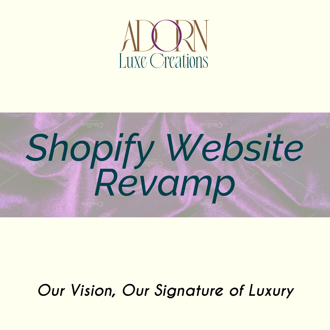 Shopify Website Revamp Design