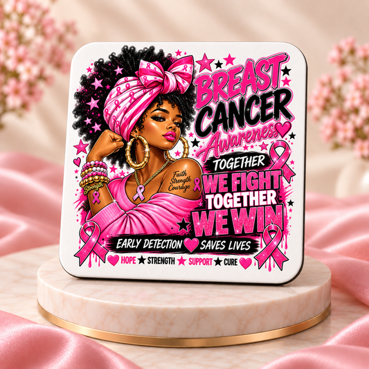 Adorned in Pink | Awareness Coasters