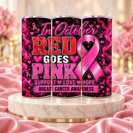 Adorned in Pink | Awareness Tumblers